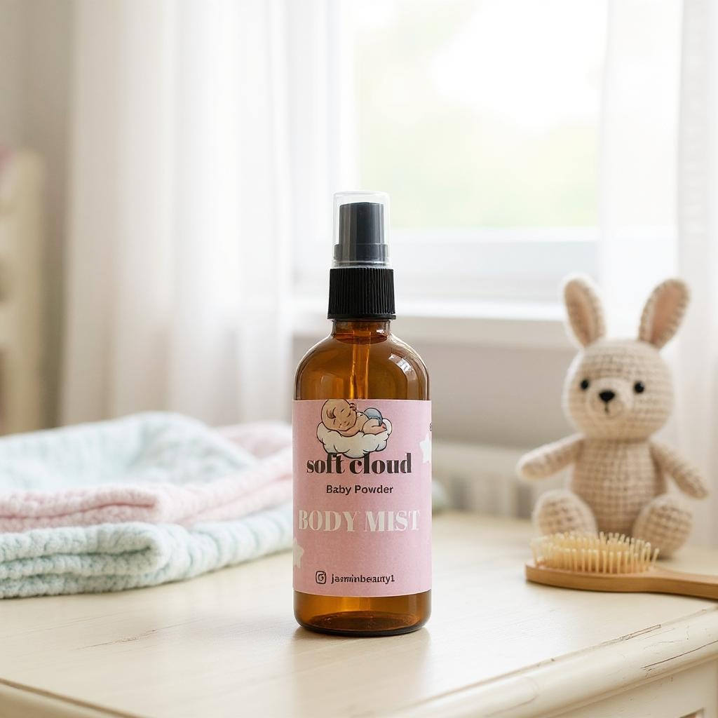 Soft cloud body mist